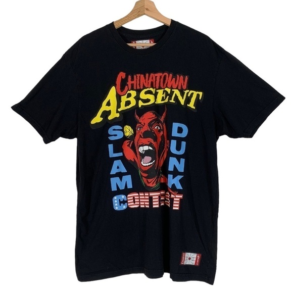 Chinatown Market x Absent Collaboration Slam Dunk Contest Devil T Shirt Size XL - Picture 1 of 12